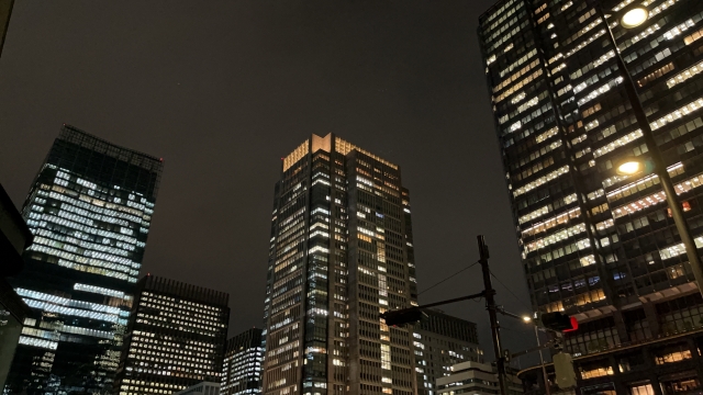 東京の夜空